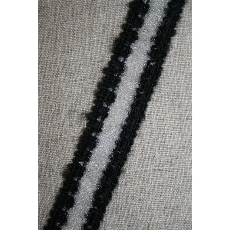 Elastisk bånd sort-klar