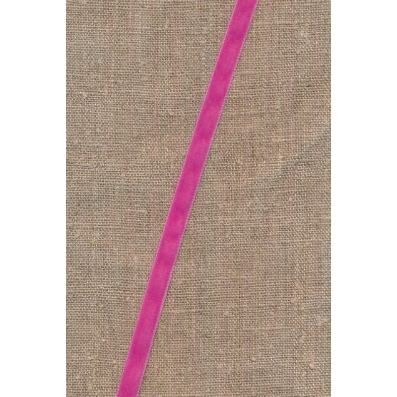Velourbånd 9 mm. i pink