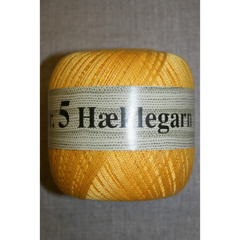 Nr. 5 Hæklegarn, gul