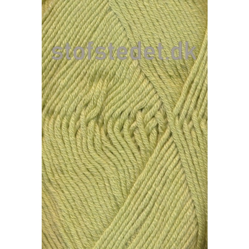 Hjertegarn | Merino Cotton - lys gul-grøn fv.525