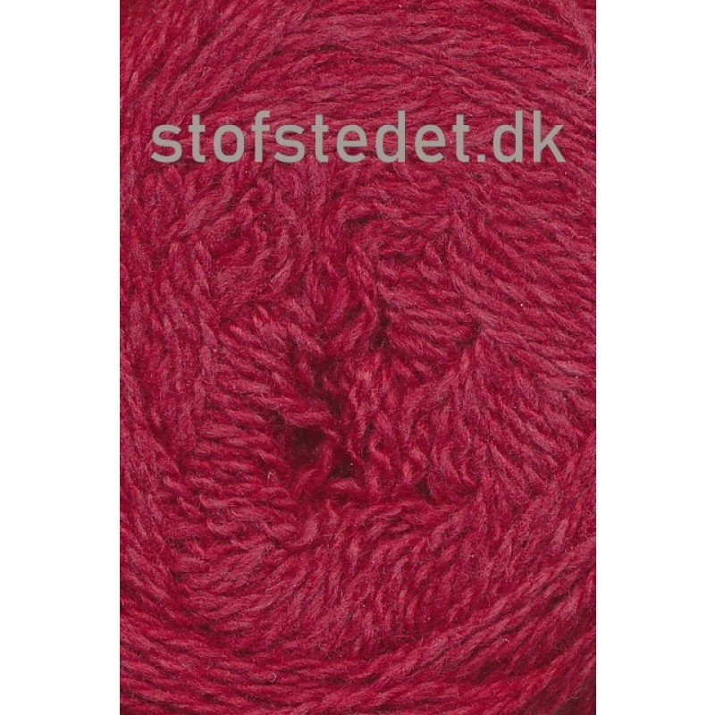 Organic 350 Wool/Cotton Gots certificeret i Mørk rød