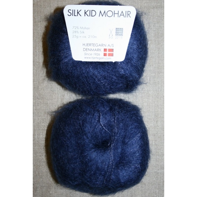 Rationalisering tilstrækkelig ubehagelig Hjertegarn Silk Kid Mohair i marine blå | Køb online | SToFSTEDET.dk