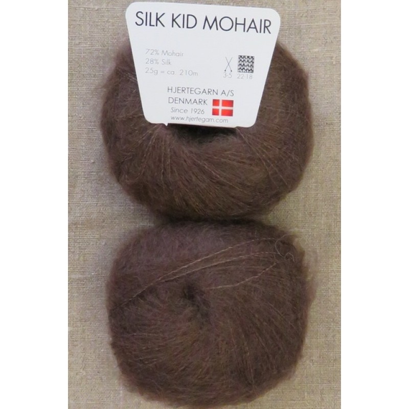 Silk Kid Mohair mørkebrun