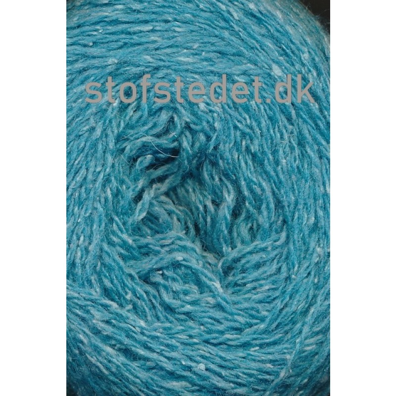 Wool Silk Gots certificeret i lys turkis | Hjertegarn