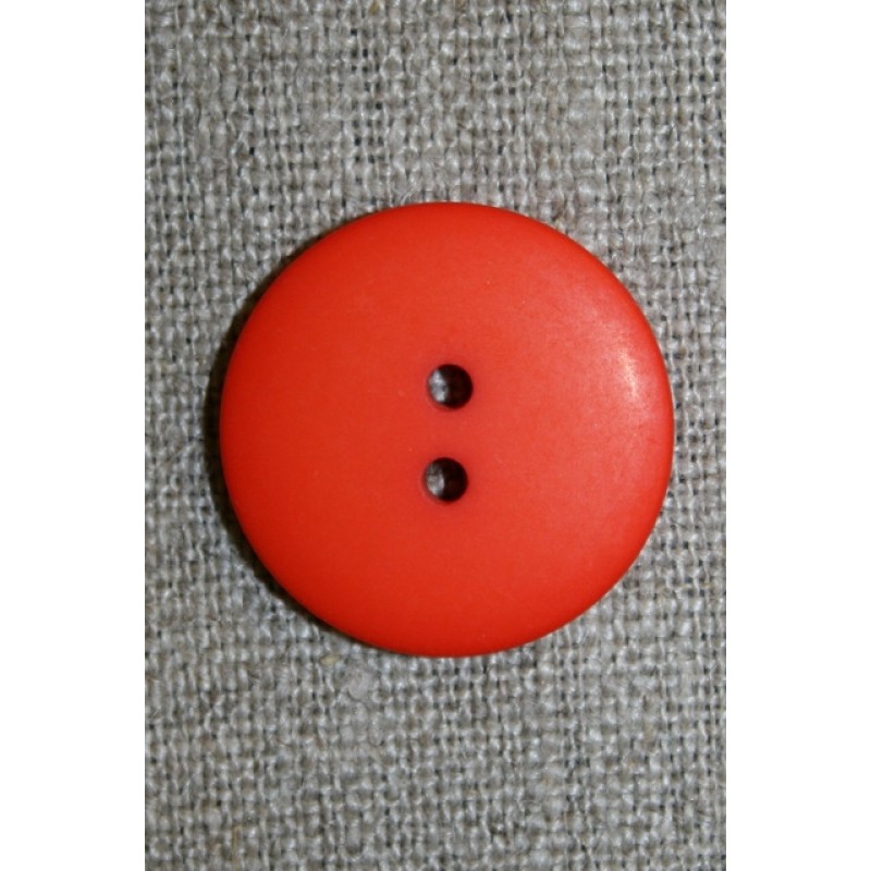 2-huls knap orange, 23 mm.