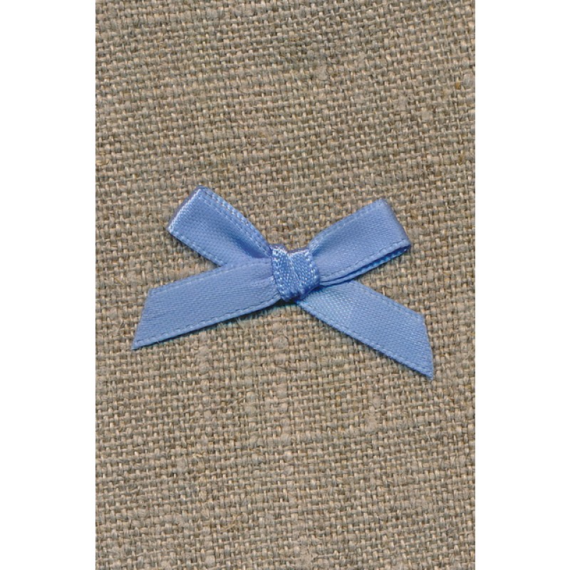 Satin sløjfe lyseblå