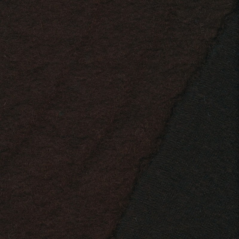 Filtet uld chokolade brun