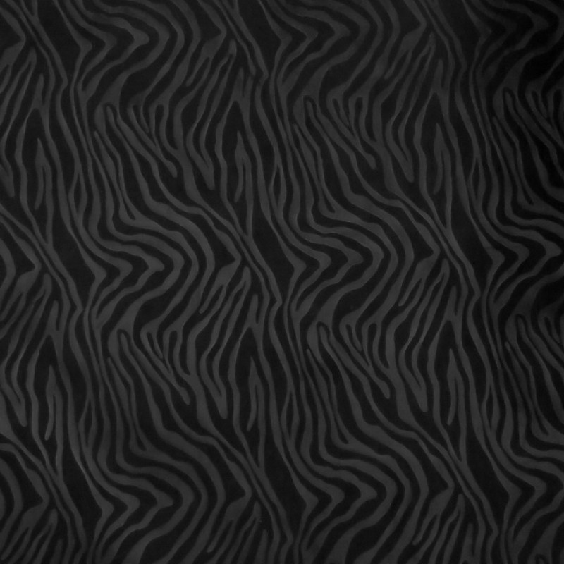 Windbreaker med zebra mønster i sort