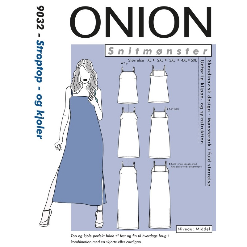 Onion 9032 Plus - Stroptop - og kjoler