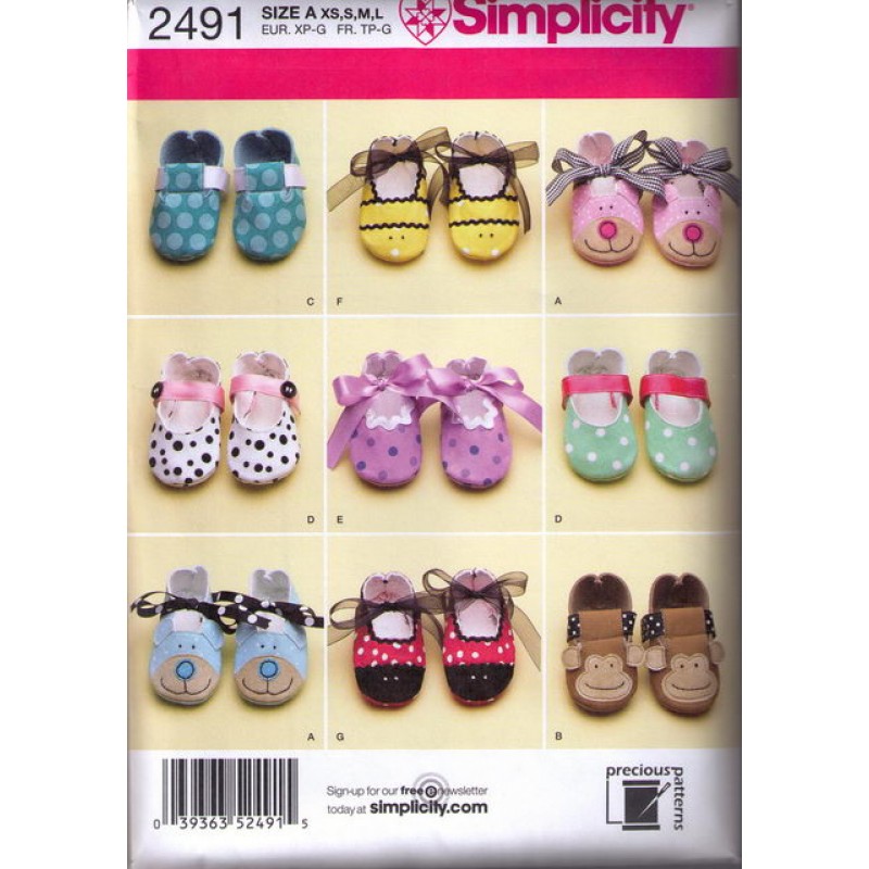 Simplicity 2491 babysko