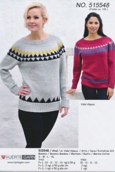 515548 Sweater m/trekanter