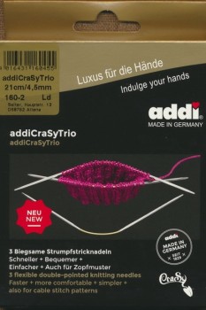 Strømpepinde Addi Crasy trio str.4½