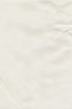 Afklip læder knækket hvid, 66-117 x 82-86 cm. 