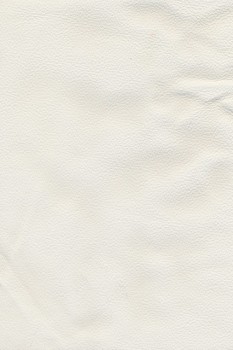 Afklip læder knækket hvid, 65-86x52-79 cm.