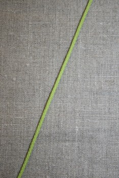 Anoraksnor bomuld 3,5 mm. lime