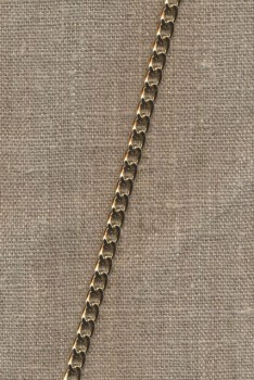 Kæde i guldlook - 6 mm.