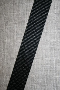 Nylon gjordbånd 30 mm. sort