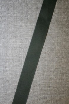 Bomuldsbånd - Gjordbånd sildebensvævet i army, 20 mm.
