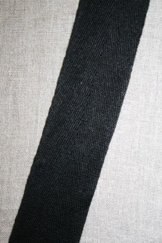 Rest Hørgjord-bånd 50 mm. sort-80 cm. 