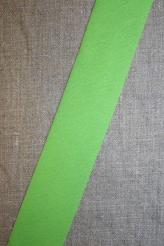 Rest Kantbånd skråbånd i jersey, lime, 45 + 80 cm.