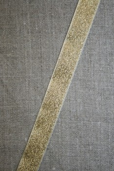 Lurex/lame-bånd guld, 15 mm.