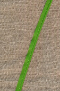 Paspoil-/piping bånd i bomuld, lime-grøn