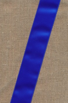 Rest Satinbånd koboltblå 40 mm.-125 cm. 