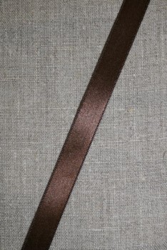 Satinbånd chokoladebrun 15 mm.