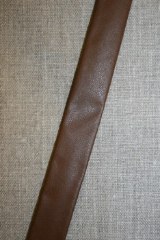 Rest Skråbånd imiteret blød læder, nødde-brun-80 cm. 