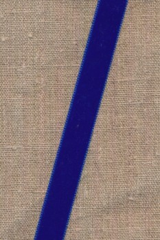 Rest Velourbånd 16 mm. i koboltblå-180 cm. 