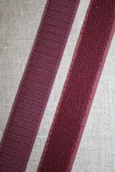 25 mm. velcro bordeaux