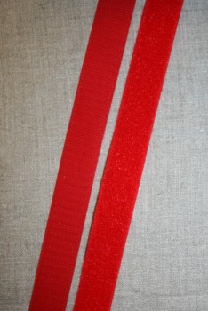 25 mm. velcro rød - Hook