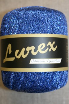 Lurex glimmer-garn, koboltblå