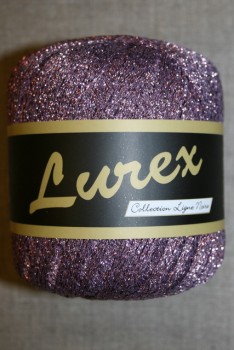 Lurex glimmer-garn, rosa