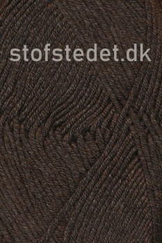 Hjertegarn | Merino Cotton - Uld/bomuld i Mørke brun