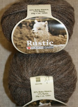 Rustic Baby Alpaca, grå-brun