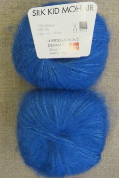 Silk Kid Mohair klar blå