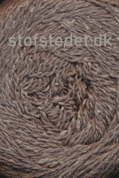 Wool Silk Gots certificeret i brun | Hjertegarn