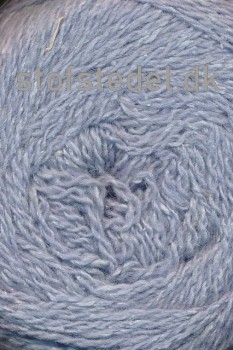 Wool Silk Gots certificeret i lyseblå | Hjertegarn