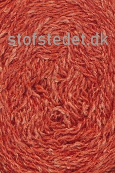 Wool Silk Gots certificeret i orange-rød | Hjertegarn