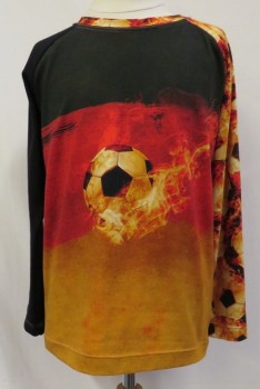 T-shirt med fodbold motiv Minikrea 50222