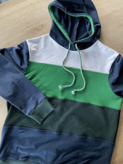 Hootie/Sweatshirt med striber - Minikrea 66240