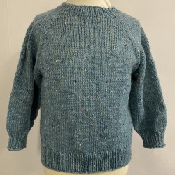 Sweater / Bluse str. 4 år strikket i Deco og Tweed it yourself