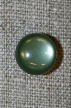 Rund knap, 11 mm. oliven