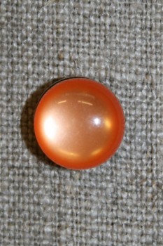Rund knap, 11 mm. orange