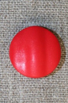 Rød rund knap, 20 mm.