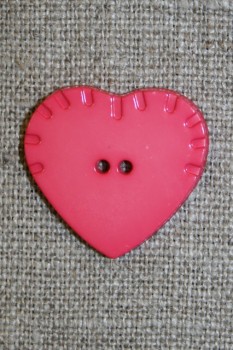Melon hjerte-knap, 24 mm.