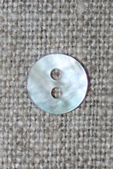 Lille perlemors-knap 9 mm. off-white