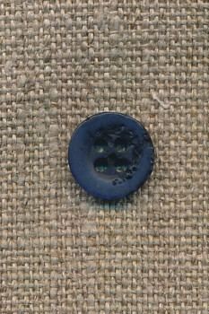 Mørkeblå "krakeleret" 11 mm.