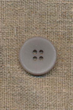Lysegrå/kit 4-huls knap, 20 mm.